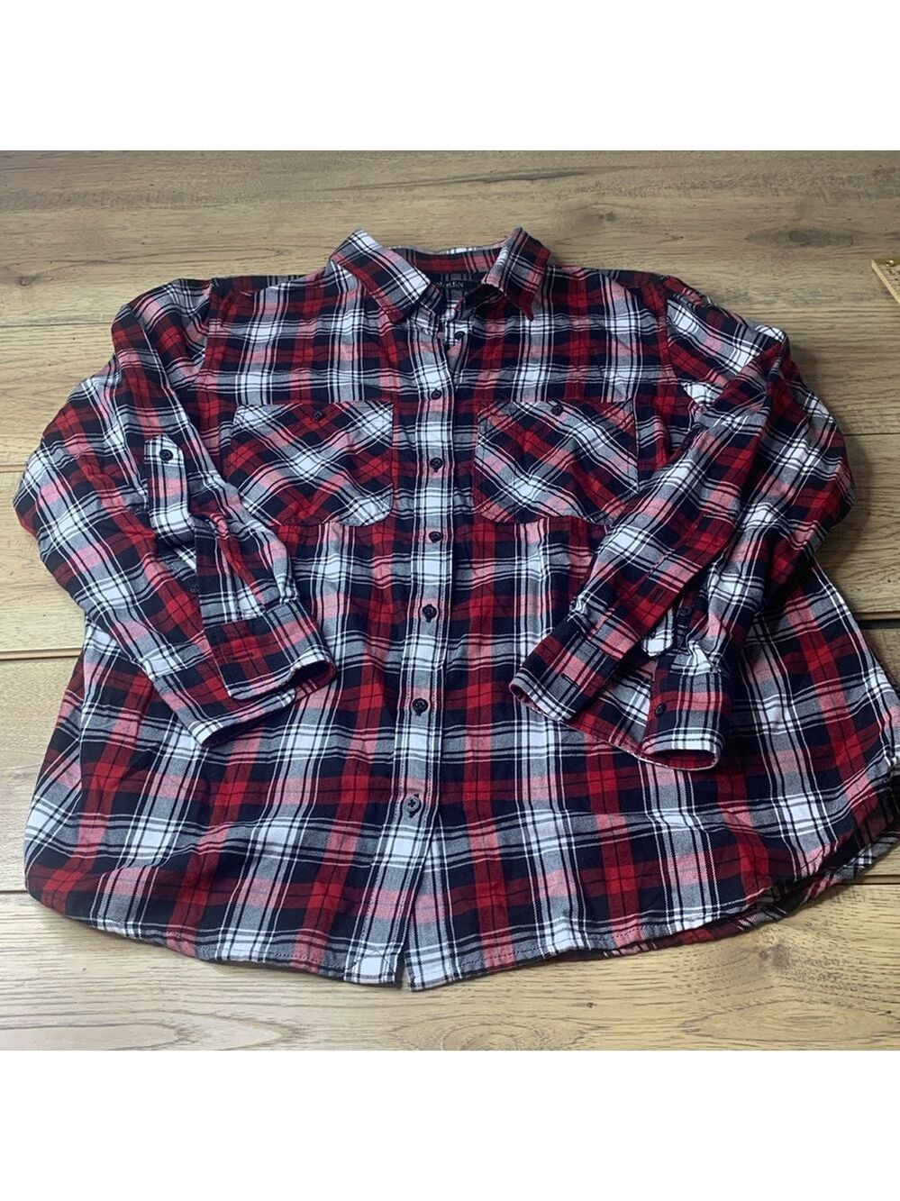 Women’s Lauren Ralph Lauren Plaid Shirt Size 1XL